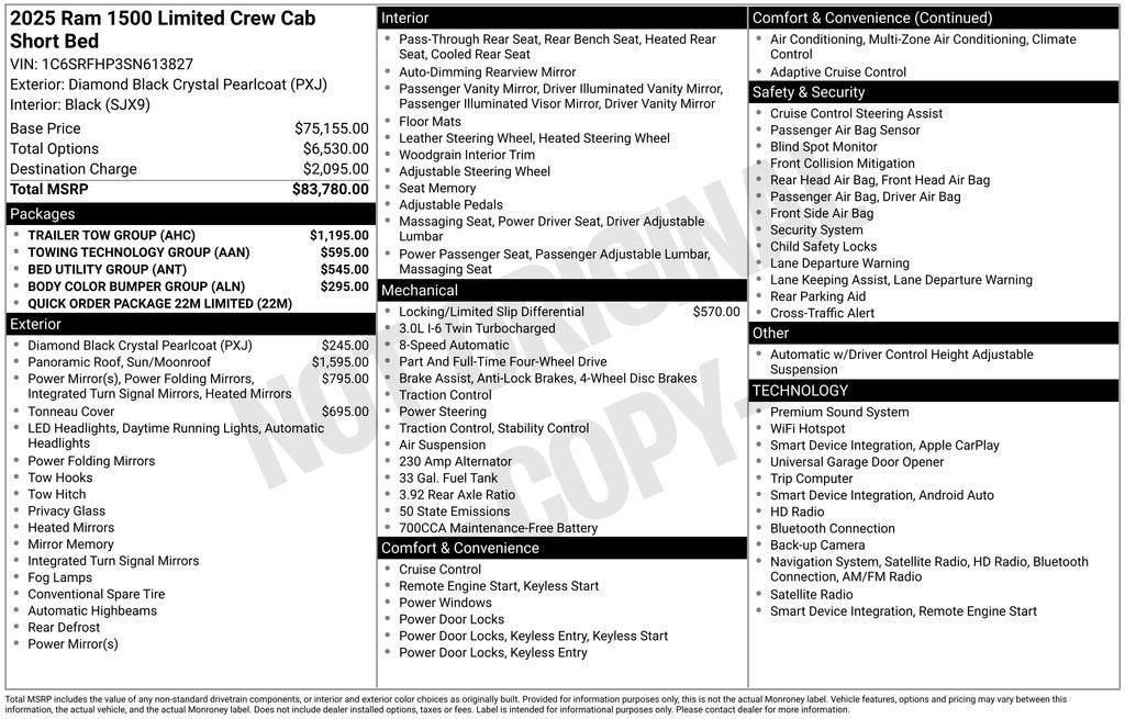 2025 RAM 1500 Limited