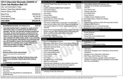 2013 Chevrolet Silverado 2500 HD LT