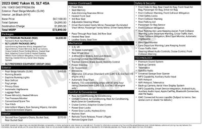 2023 GMC Yukon XL SLT