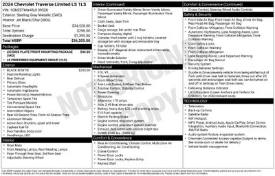 2024 Chevrolet Traverse Limited LS