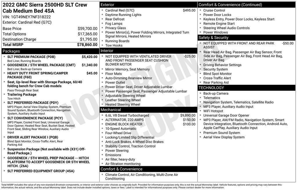 2022 GMC Sierra 2500 HD SLT