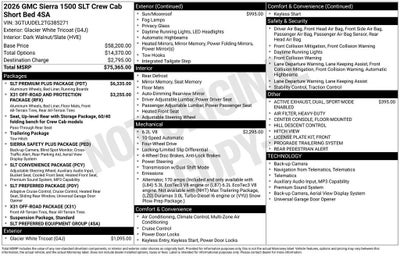 2026 GMC Sierra 1500 SLT