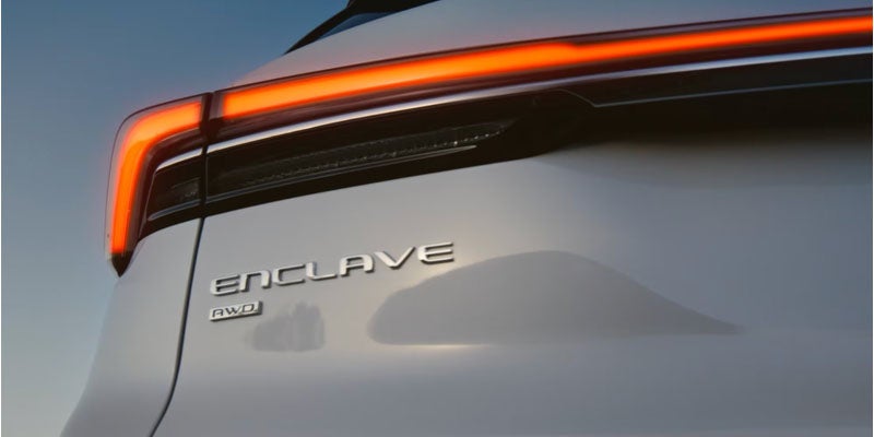 2026 Buick Enclave Preferred rear exterior design Jasper, AL