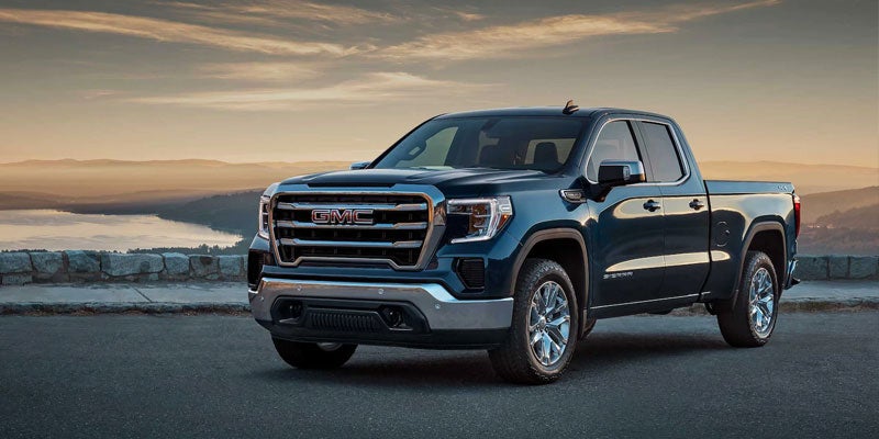 A GMC Sierra 1500 truck, showcasing its robust design and versatility