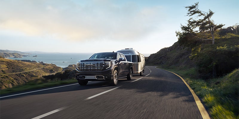 road view of the GMC Sierra
