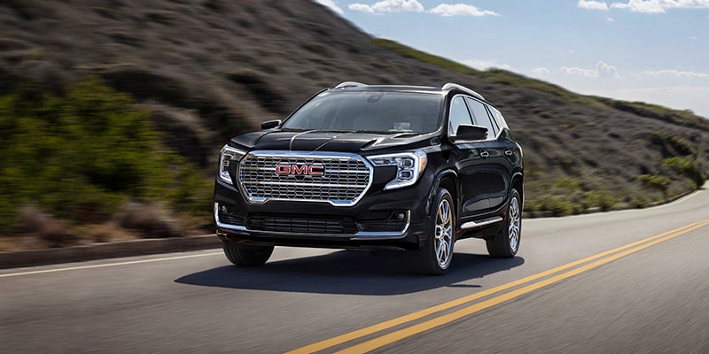 Road view the GMC Terraian