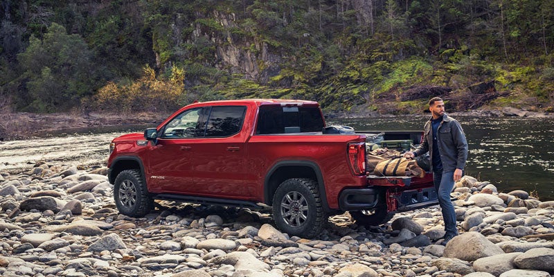 2026 GMC Sierra 1500 rear view with cargo bed Jasper, AL