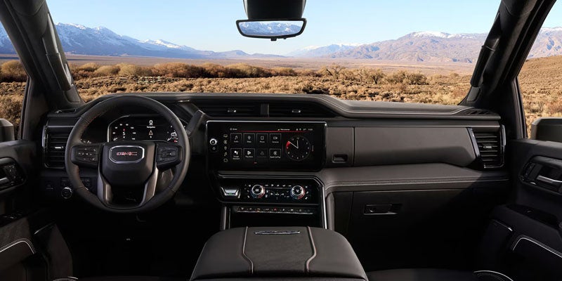 Steering wheel and driver controls of 2026 GMC Sierra 2500HD Pro Jasper, AL